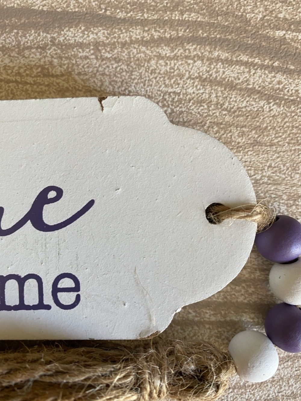 Home decor Bundle of 3 - vase, welcome sign, wooden heart - Picture 3 of 14